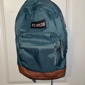 Trans jansport, teal, back pack